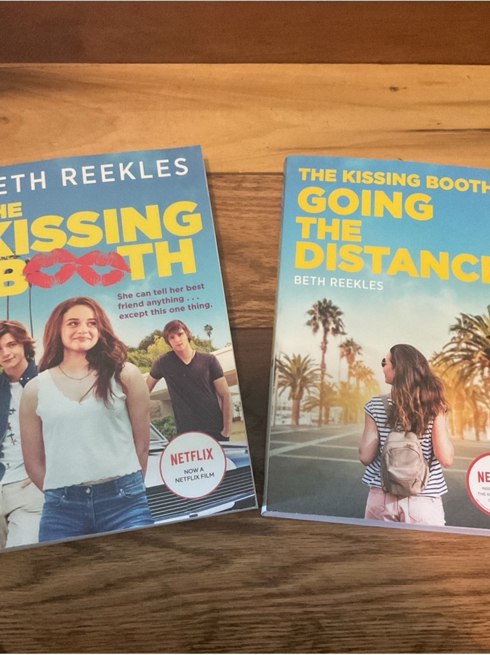 The Kissing Booth & Going the Distance Book Set - Blue & Yellow Covers